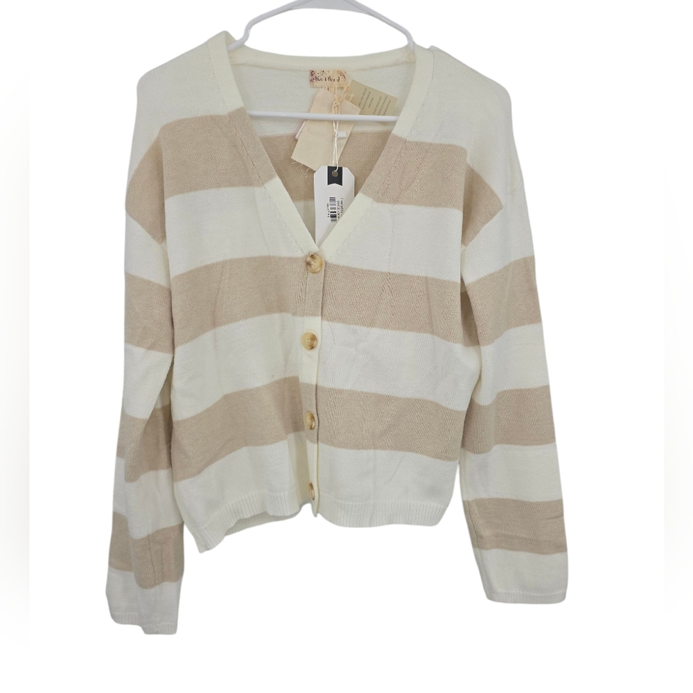 New Hem & Thread Boxy Cardigan Small - Picture 2 of 7